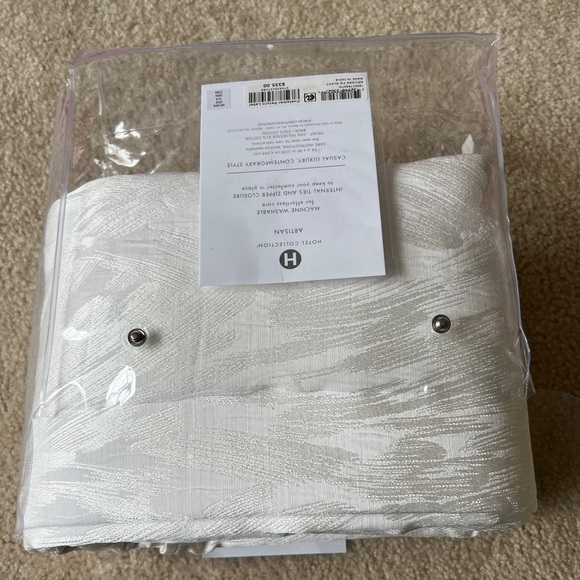 HOTEL COLLECTION ! Artisan Duvet Cover, Full/Queen - Picture 6 of 14